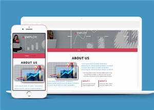 数据分析服务公司HTML网页模板下载 - 源空间