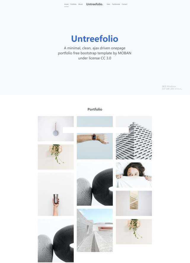 UI网页设计公司Bootstrap模板 - 源空间
