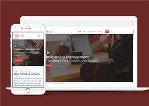 股票金融分析团队HTML网页模板下载 - 源空间