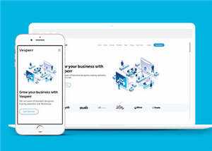 简约数字产品展示响应式网页模板下载 - 源空间