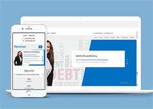 商务咨询金融服务公司模板源码 - 源空间