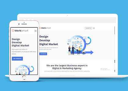 宽屏网络应用开发网站模板下载 - 源空间