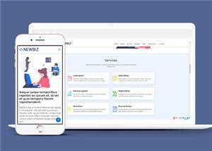 网络数字营销公司网页模板下载 - 源空间
