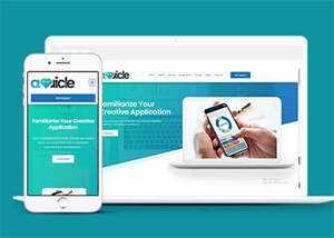 绿色APP创意设计网站模板源码 - 源空间