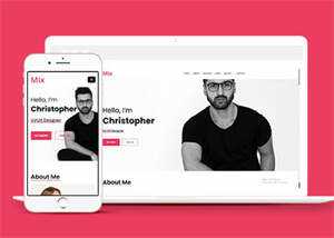 简洁设计团队介绍网站模板下载 - 源空间