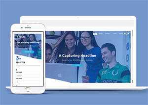 宽屏企业代理记账网站模板源码 - 源空间