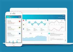 宽屏WOW后台管理网站模板下载 - 源空间