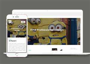 简约动画设计公司网站模板源码 - 源空间