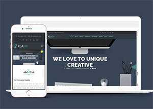 创意设计机构单页源码模板下载 - 源空间