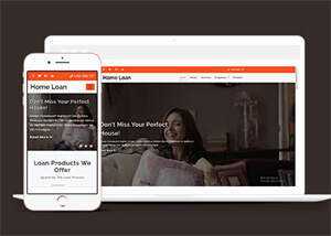 房屋贷款公司官网网站模板下载 - 源空间