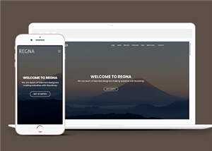 企业形象展示响应式网站模板 - 源空间