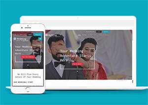 结婚婚纱拍摄网站模板源码下载 - 源空间