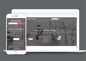 简洁办公椅类公司网站模板源码 - 源空间