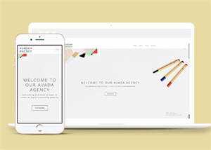 响应式极简4A广告公司企业模板 - 源空间