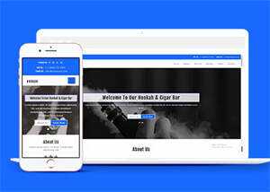 宽屏雪茄烟草公司网站模板下载 - 源空间