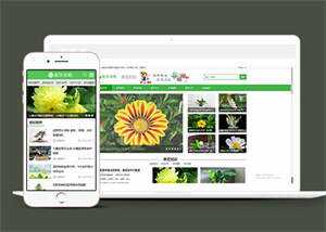 响应式花卉养殖资讯类前端模板 - 源空间