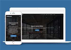 商业团队项目展示响应式网页模板 - 源空间