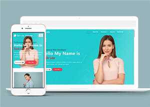 企业合作商务展示网页源码模板下载 - 源空间