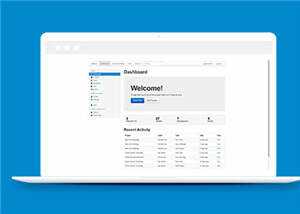 通用响应式Bootstrap后台源码模板下载 - 源空间