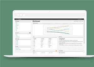 简洁Bootstrap后台源码模板 - 源空间