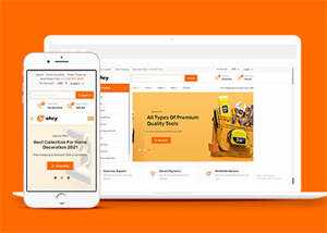 家用电器商城响应式HTML5模板 - 源空间