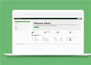 简洁Bootstrap后台源码模板下载 - 源空间