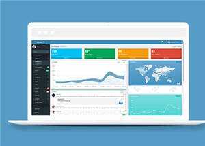 响应式简洁Bootstrap3后台源码模板下载 - 源空间