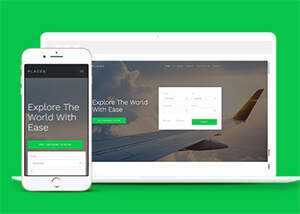 宽屏酒店客房在线预定CSS3模板 - 源空间