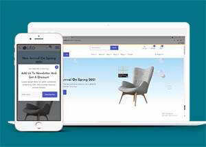 宽屏欧式家具电子商务网站模板 - 源空间