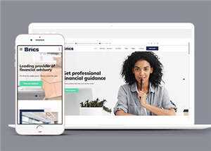 公司财务咨询网站模板下载 - 源空间