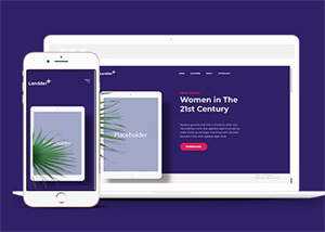 响应式电子书企业官网网站模板 - 源空间