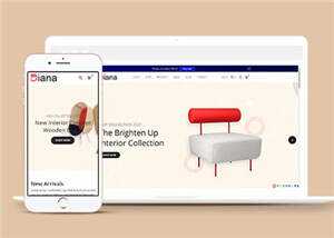宽屏环保家具公司网站模板下载 - 源空间