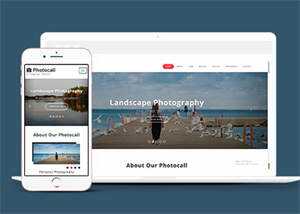 宽屏摄影机构网站模板下载 - 源空间