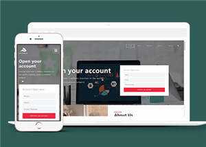 商务拓展企业展示网页源码模板下载 - 源空间