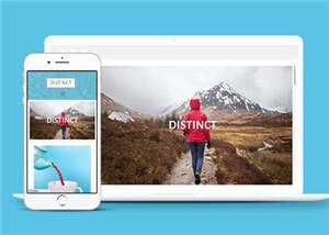 创意产品服务展示网页源码模板下载 - 源空间