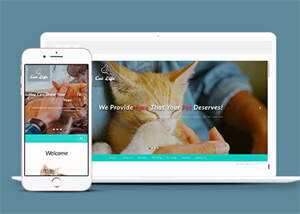 流浪动物领养中心网站模板 - 源空间