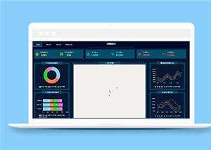 炫酷医院门诊大数据展示源码模板下载 - 源空间