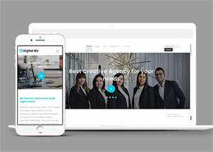 宽屏商务公司CSS3模板下载 - 源空间