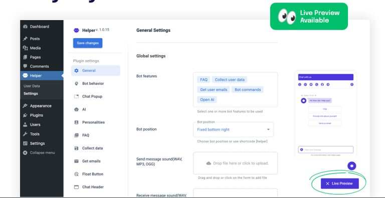 图片[3] - WordPress 插件 OpenAI 聊天机器人 – Helper助手破解版 1.0.18 - 源空间