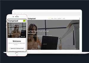 宽屏企业合作商务展示源码模板下载 - 源空间