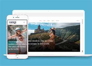 多用途的图文展示博客模板 - 源空间