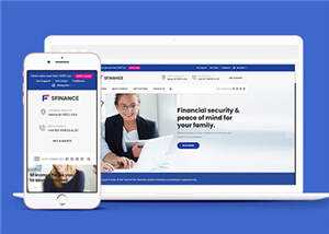 响应式理财产品公司HTML网页模板下载 - 源空间