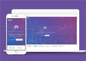简洁项目介绍展示交互响应式网站模板下载 - 源空间