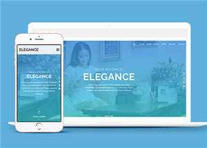 简洁服务展示动态公司响应式网页模板下载 - 源空间