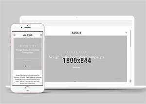 简洁大气摄影作品展示网站模板 - 源空间