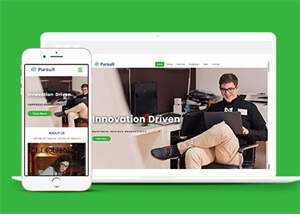 大气创新企业宽屏网站模板下载 - 源空间