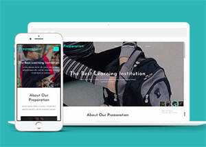 响应式宽屏教育学习网站模板 - 源空间