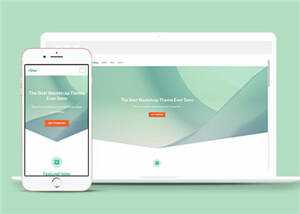 简洁商城运营管理响应式网站模板下载 - 源空间