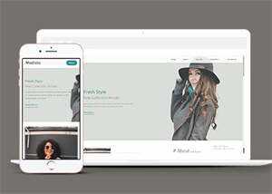 新颖时尚女装品牌企业网站模板 - 源空间