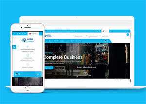 金融投资类Bootstrap模板下载 - 源空间